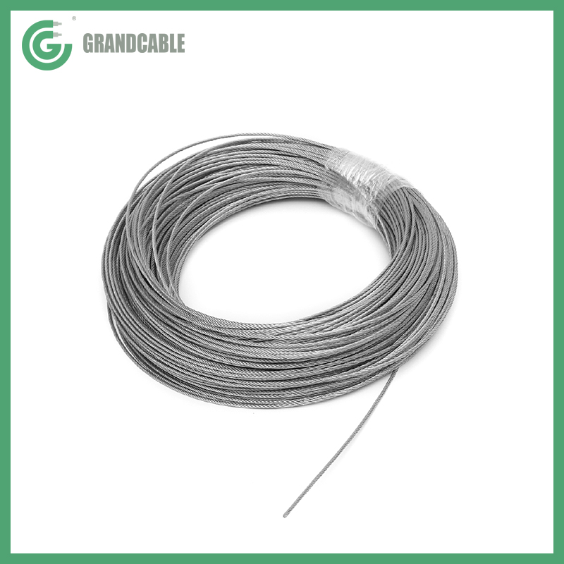 Galvanized Steel Shield/Guy/Earth/Stay Wire 9.525mm ASTM B 498 for 33/11kV Substation