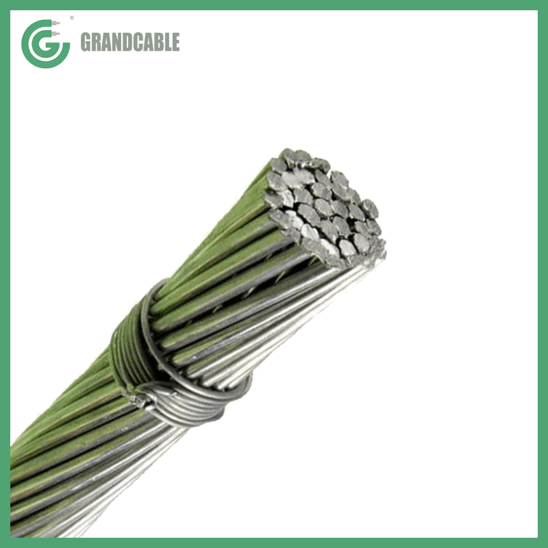 50MM2 ACSR conductor AL+STEEL 6/3.35+1/3.35 BS 215-2 for Earthing System