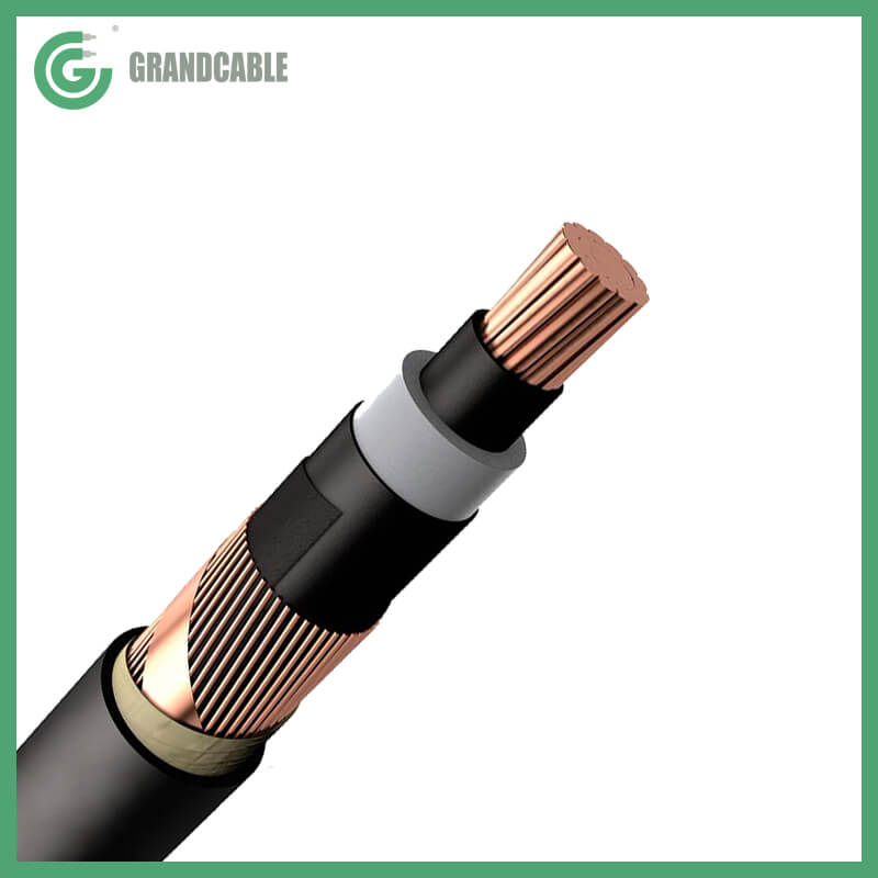 N2XS2Y 1x240mm2 12/20kV Single-core XLPE-insulated Cables with PE Sheath